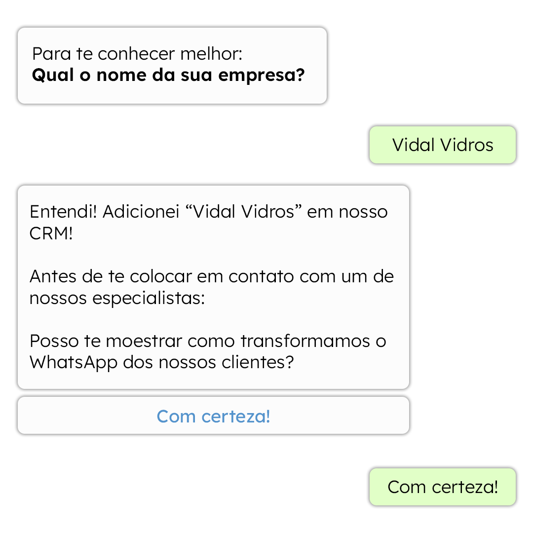 Distribuição personalizada