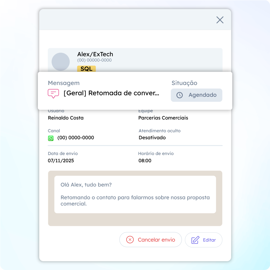 Agendamento Dashboard Hero